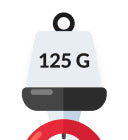 125 غرام